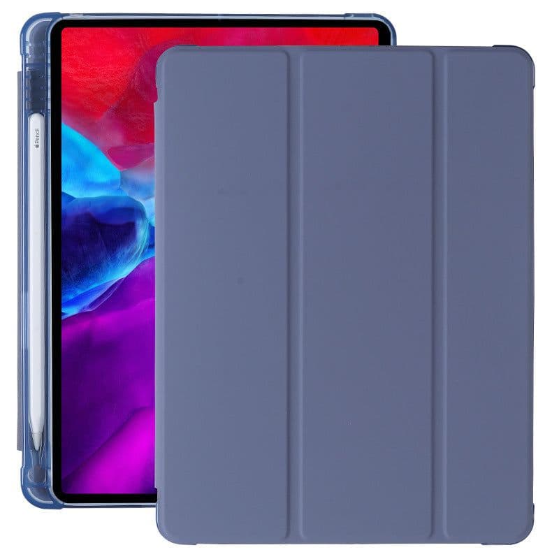 image-Compatible with Apple, Suitable for ipad10.9 protective cover pro10.5 with pen slot mini dormant leather case TPU airbag air4 soft shell
