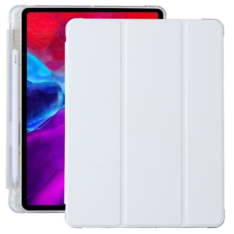image-Compatible with Apple, Suitable for ipad10.9 protective cover pro10.5 with pen slot mini dormant leather case TPU airbag air4 soft shell