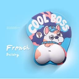 image-Creative cute simple corgi ass 3D mouse pad