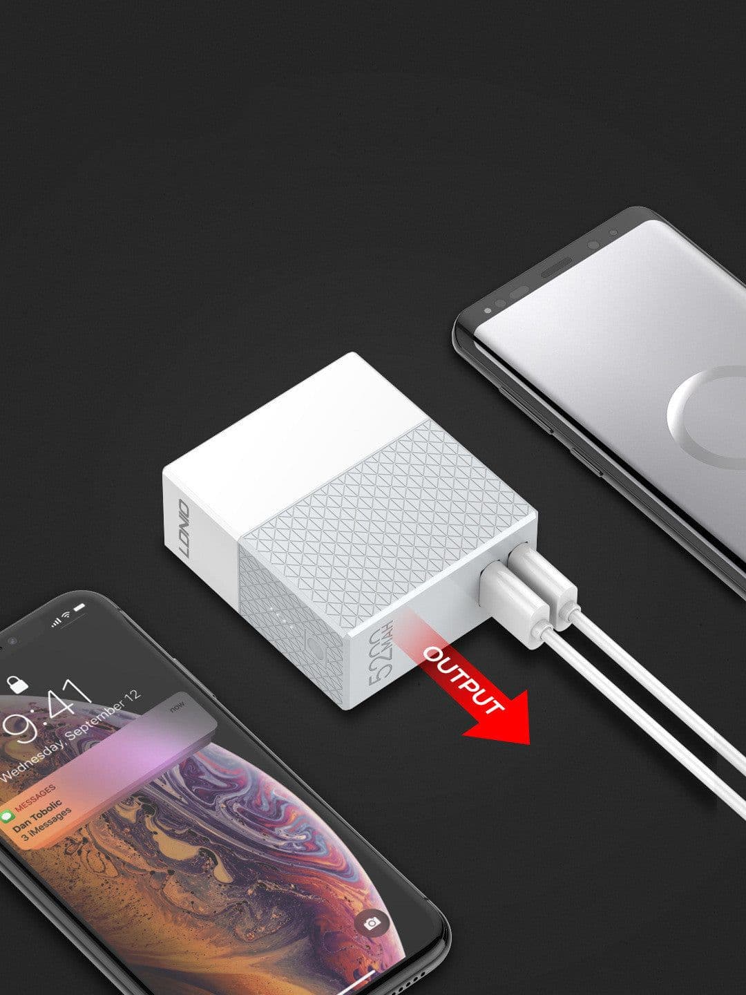 image-New Mobile Power Bank Charger Two In One power Bank Charger