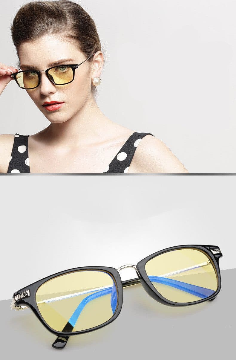image-Anti Blue Glasses Fashion Lady TR90 Frame Computer Online Games Goggles Radiation Protection