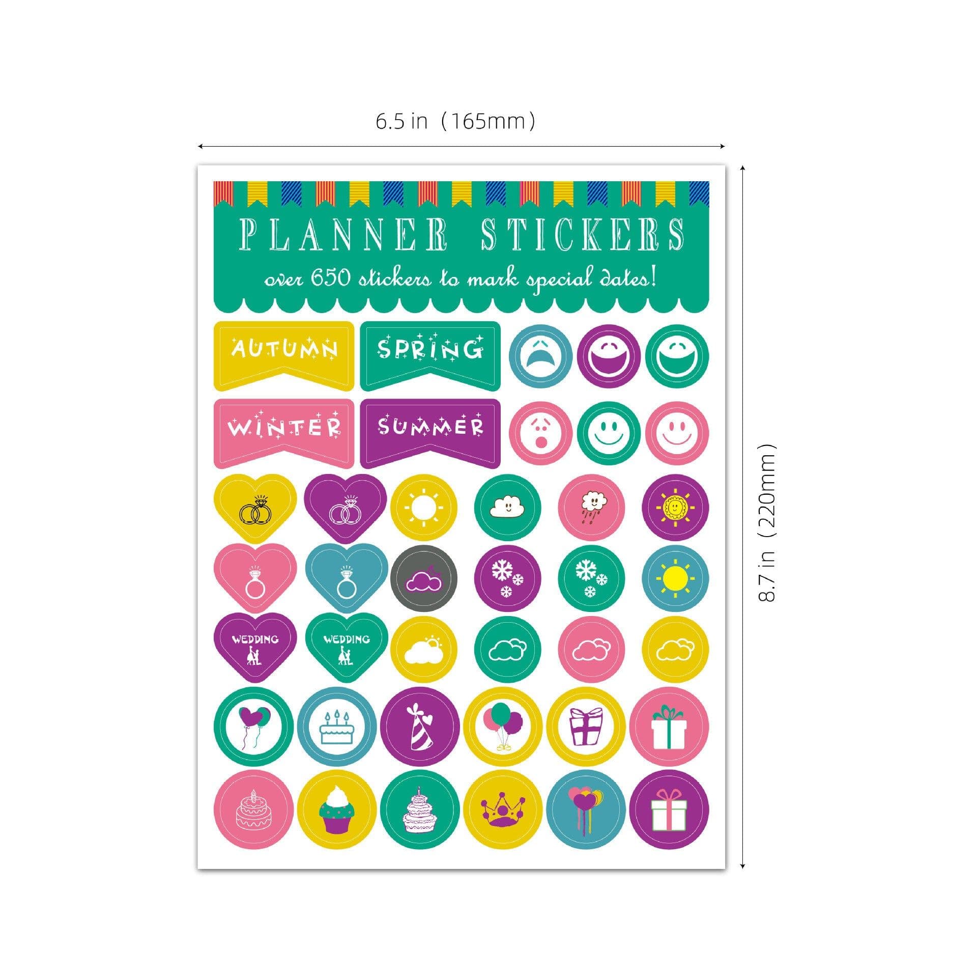 image-Plan Decoration Note Stickers Creative Planning Stickers