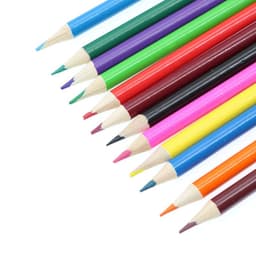 image-Children's 12-Color Wooden Colored Pencil