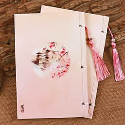 image-Watercolor Retro Chinese Style Line-bound Book