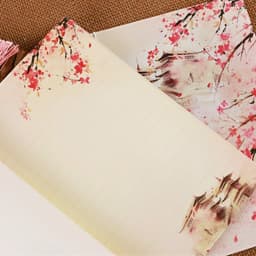 image-Watercolor Retro Chinese Style Line-bound Book