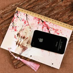 image-Watercolor Retro Chinese Style Line-bound Book