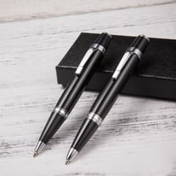 image-Short Mini Metal Ballpoint Business Pen Oil Pen