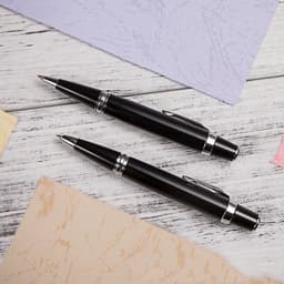 image-Short Mini Metal Ballpoint Business Pen Oil Pen