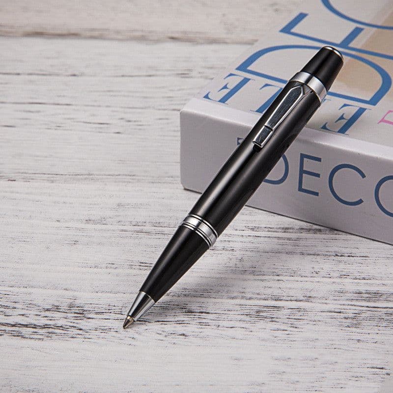 image-Short Mini Metal Ballpoint Business Pen Oil Pen
