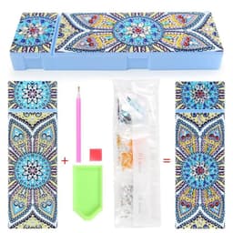 image-Personalized Creative Diamond Drawing Pencil Case