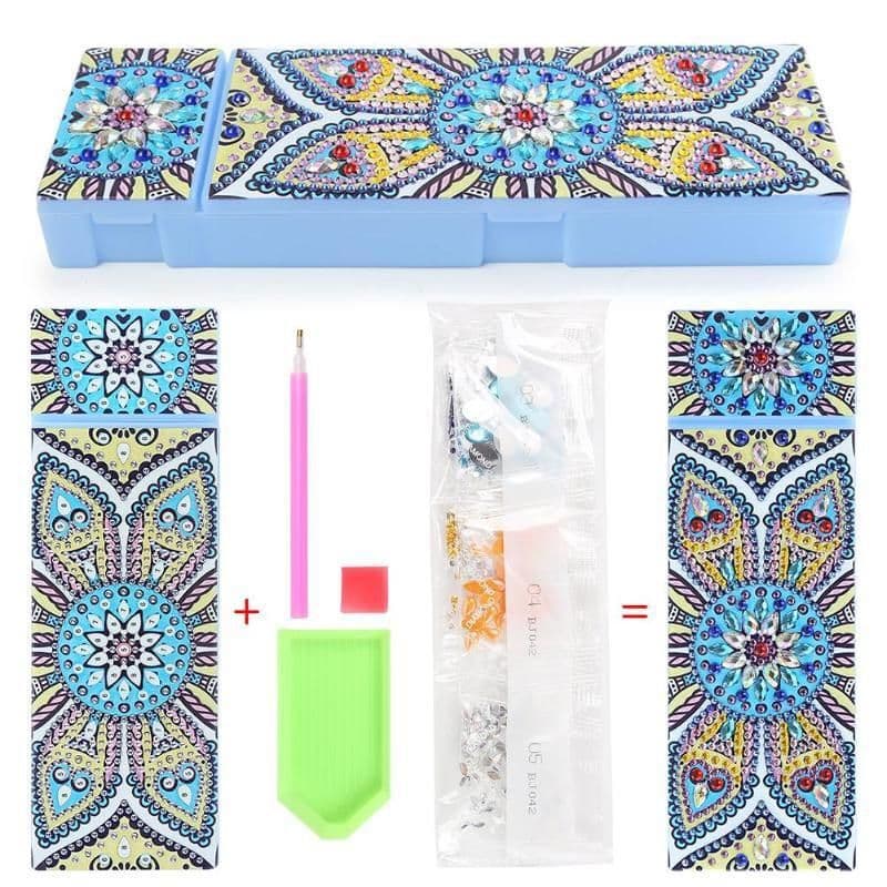 image-Personalized Creative Diamond Drawing Pencil Case