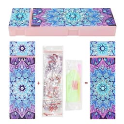 image-Personalized Creative Diamond Drawing Pencil Case