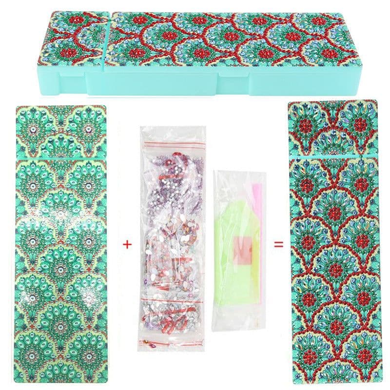 image-Personalized Creative Diamond Drawing Pencil Case