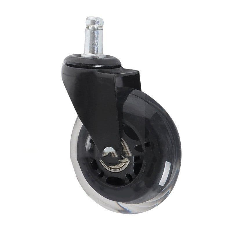 image-Benyu Casters 2.5 Black Transparent Wheel Furniture Wheel