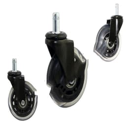 image-Benyu Casters 2.5 Black Transparent Wheel Furniture Wheel