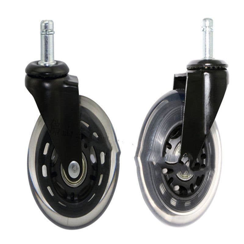image-Benyu Casters 2.5 Black Transparent Wheel Furniture Wheel