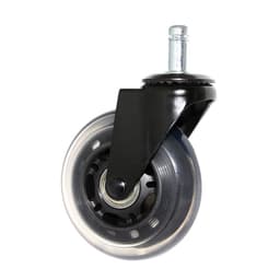 image-Benyu Casters 2.5 Black Transparent Wheel Furniture Wheel