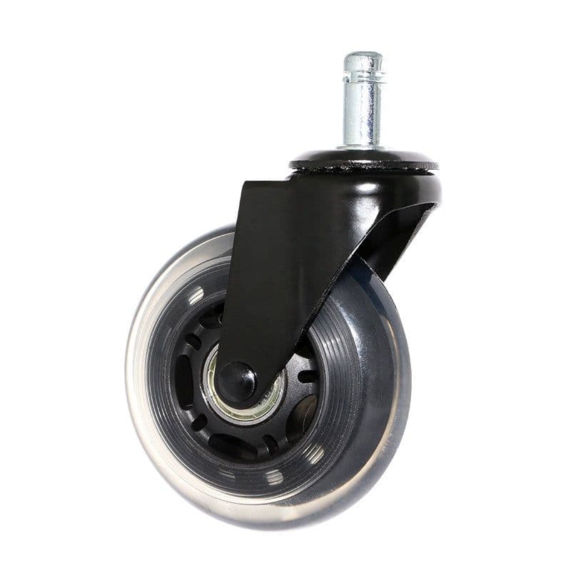 image-Benyu Casters 2.5 Black Transparent Wheel Furniture Wheel