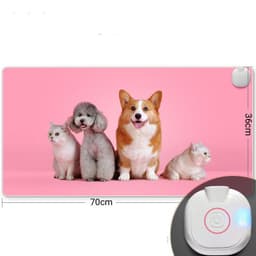 image-Intelligent Heated Mat Electric Heating Pad Carpet Office Desktop Heating Mouse Pad Hand Warmer