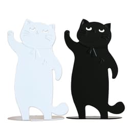 image-Cartoon Cute Music Cat Metal Desktop Book Stand