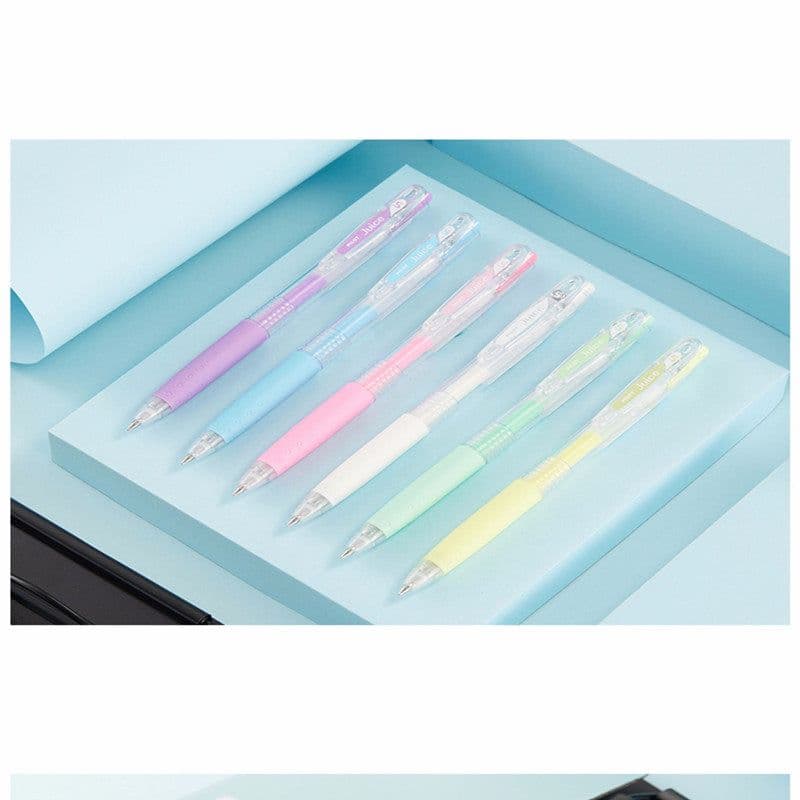 image-Official Direct Juice Baiguole Gel Pen 0.5 6 Colors