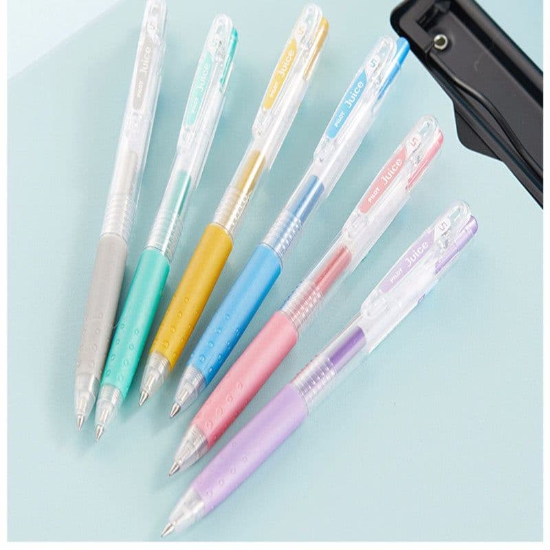 image-Official Direct Juice Baiguole Gel Pen 0.5 6 Colors