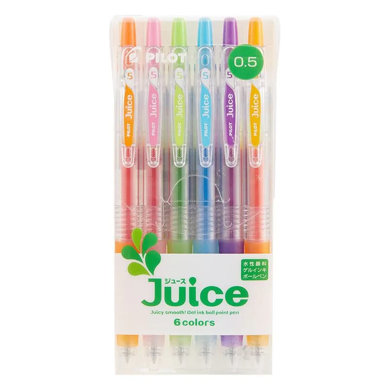 image-Official Direct Juice Baiguole Gel Pen 0.5 6 Colors