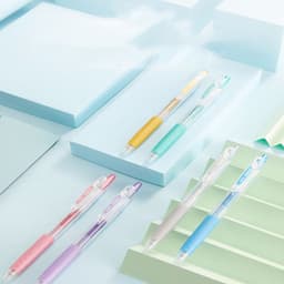 image-Official Direct Juice Baiguole Gel Pen 0.5 6 Colors