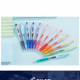 image-Official Direct Juice Baiguole Gel Pen 0.5 6 Colors