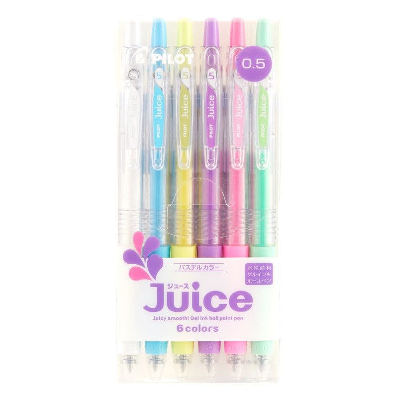 image-Official Direct Juice Baiguole Gel Pen 0.5 6 Colors