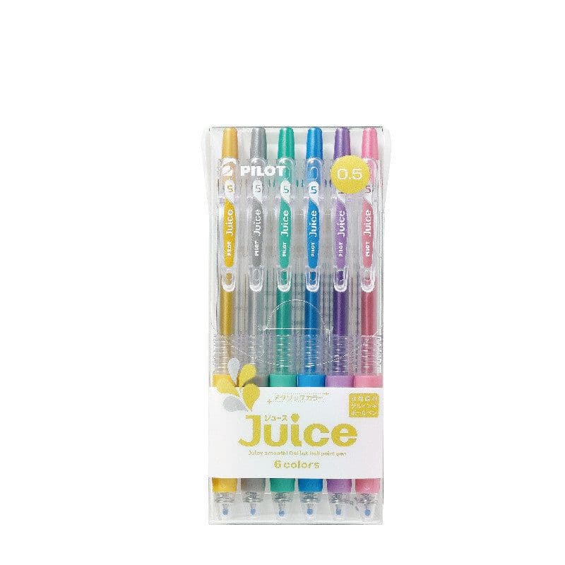 image-Official Direct Juice Baiguole Gel Pen 0.5 6 Colors