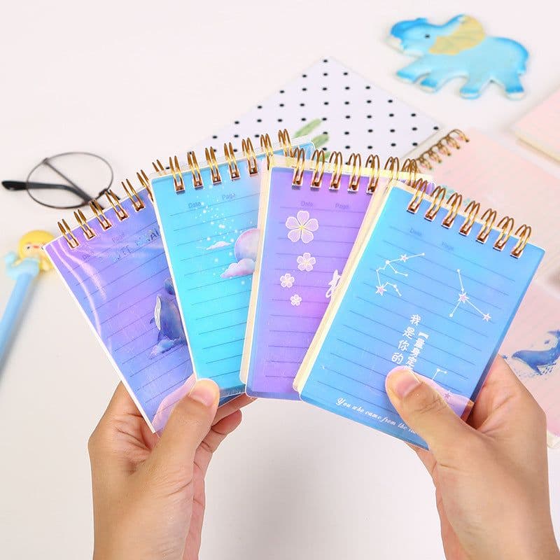 image-Rollover Coil Notebook Portable Notebook Pocket Notepad