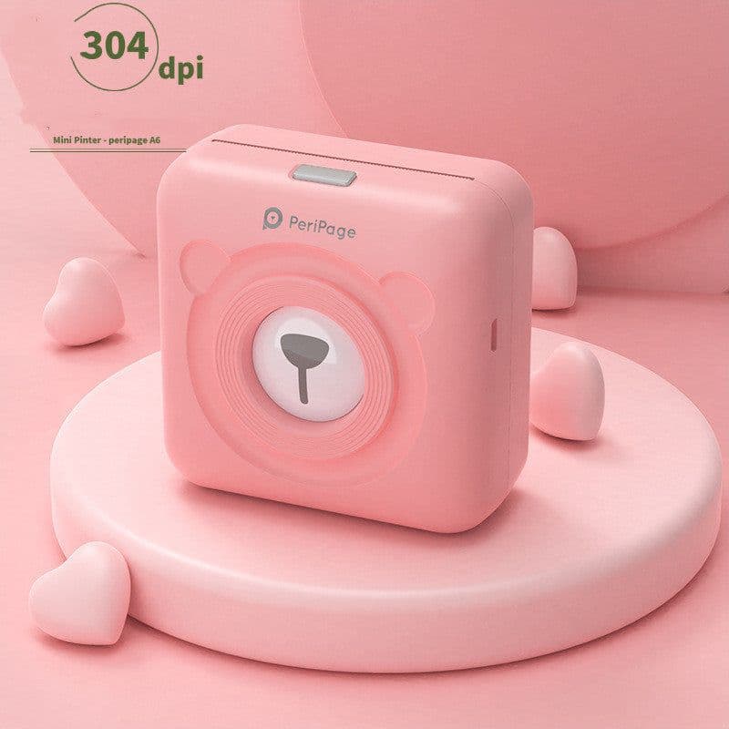 image-Mini Bliuetooth Wireless Thermal Printer Paper Sticker Label Printer