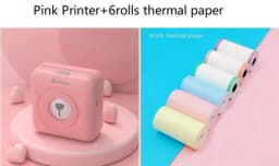 image-Mini Bliuetooth Wireless Thermal Printer Paper Sticker Label Printer