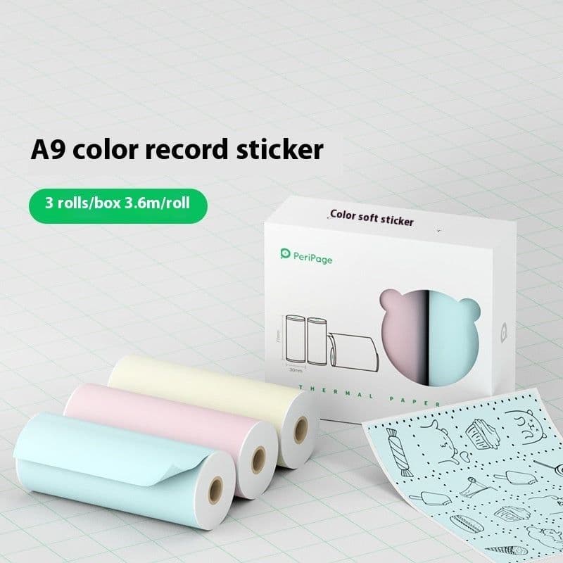 image-Mini Bliuetooth Wireless Thermal Printer Paper Sticker Label Printer