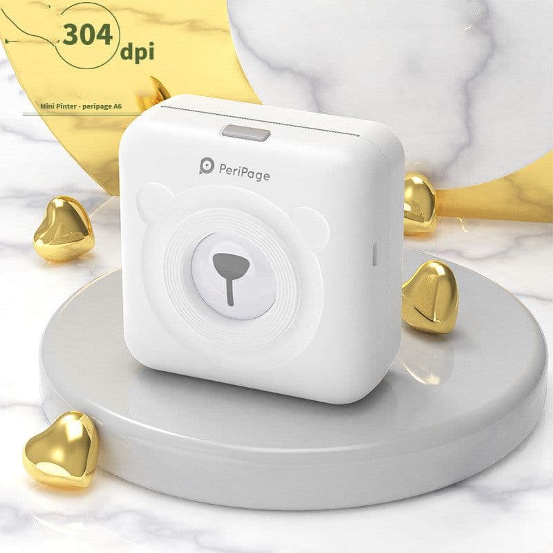 image-Mini Bliuetooth Wireless Thermal Printer Paper Sticker Label Printer