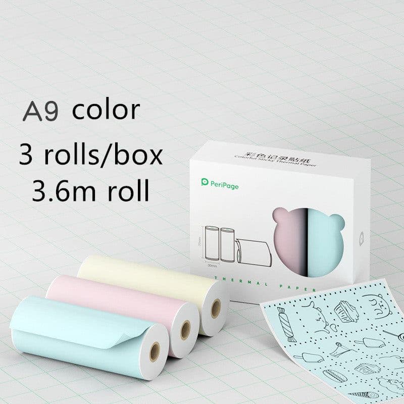 image-Mini Bliuetooth Wireless Thermal Printer Paper Sticker Label Printer