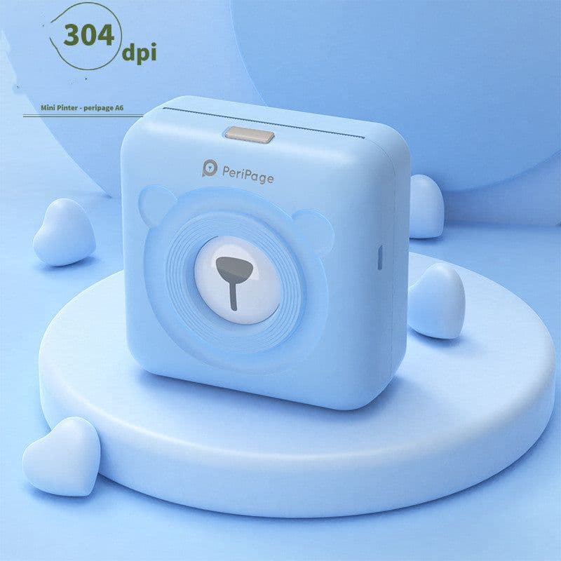 image-Mini Bliuetooth Wireless Thermal Printer Paper Sticker Label Printer