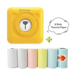 image-Mini Bliuetooth Wireless Thermal Printer Paper Sticker Label Printer