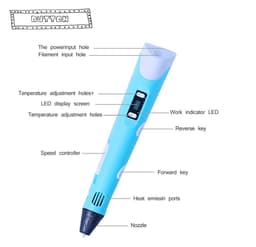 image-3D print pen 3D pen two generation graffiti 3D stereoscopic paintbrush children puzzle painting toys