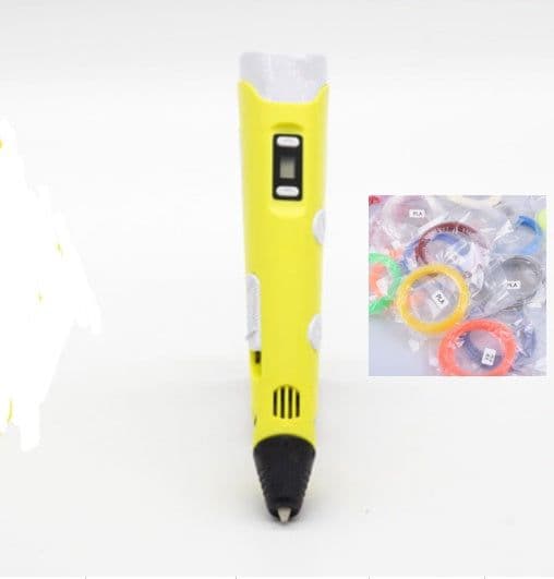 image-3D print pen 3D pen two generation graffiti 3D stereoscopic paintbrush children puzzle painting toys