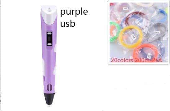 image-3D print pen 3D pen two generation graffiti 3D stereoscopic paintbrush children puzzle painting toys
