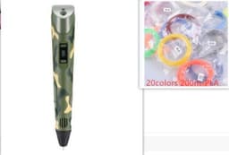image-3D print pen 3D pen two generation graffiti 3D stereoscopic paintbrush children puzzle painting toys