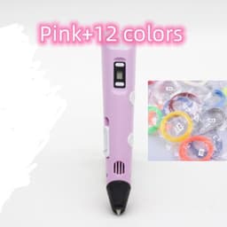 image-3D print pen 3D pen two generation graffiti 3D stereoscopic paintbrush children puzzle painting toys