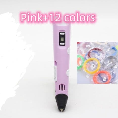 image-3D print pen 3D pen two generation graffiti 3D stereoscopic paintbrush children puzzle painting toys