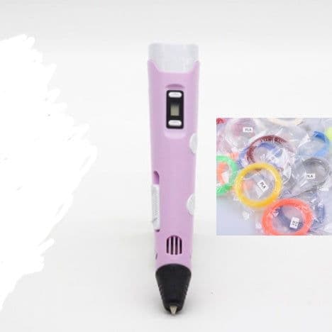 image-3D print pen 3D pen two generation graffiti 3D stereoscopic paintbrush children puzzle painting toys