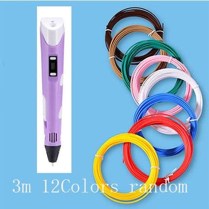 image-3D print pen 3D pen two generation graffiti 3D stereoscopic paintbrush children puzzle painting toys