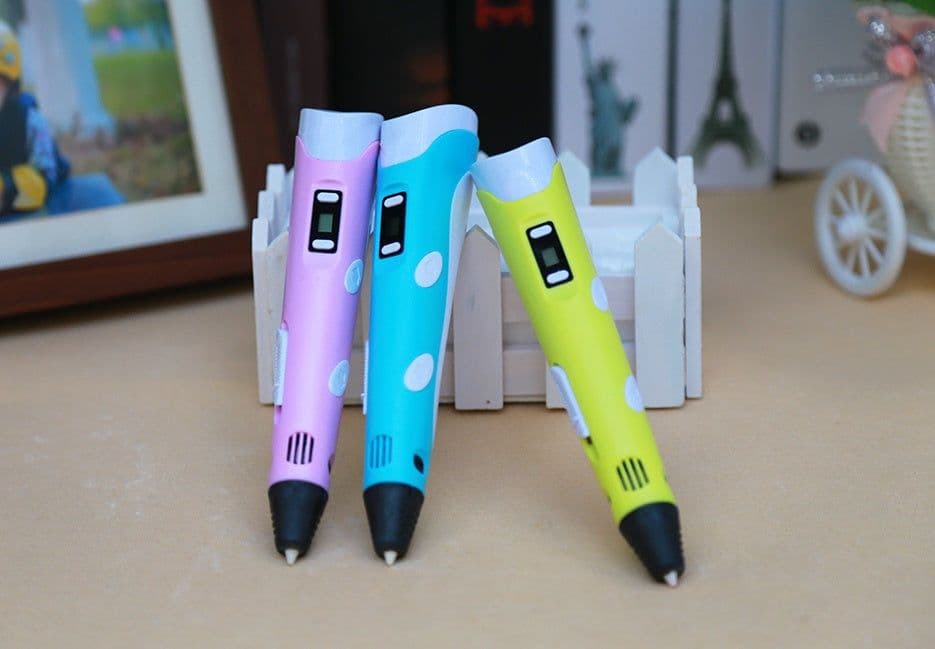 image-3D print pen 3D pen two generation graffiti 3D stereoscopic paintbrush children puzzle painting toys