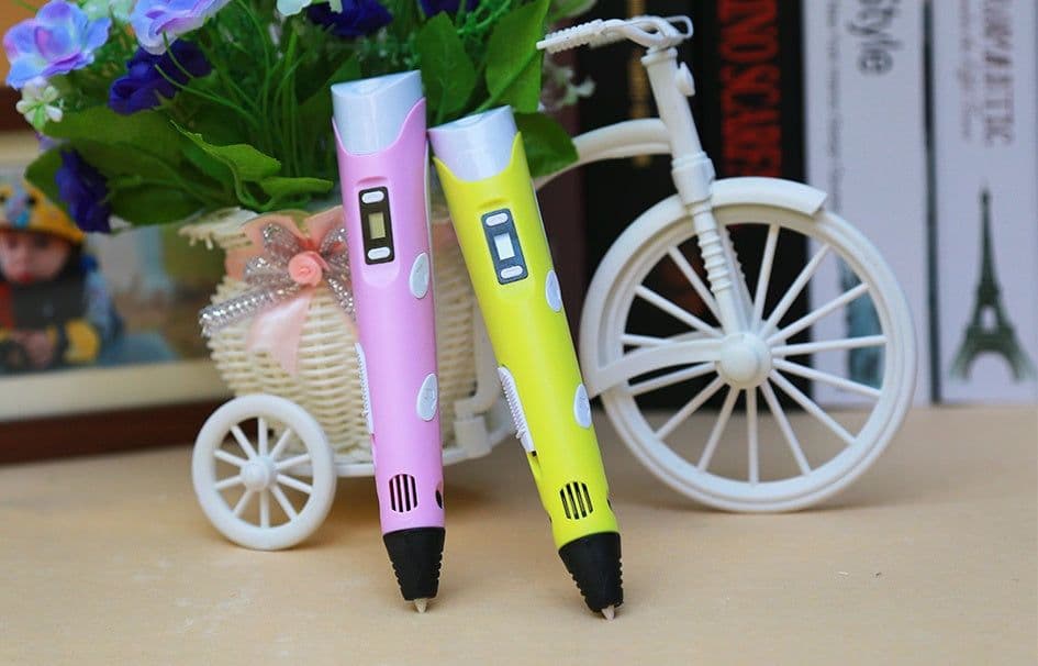 image-3D print pen 3D pen two generation graffiti 3D stereoscopic paintbrush children puzzle painting toys