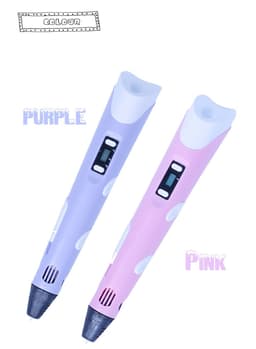 image-3D print pen 3D pen two generation graffiti 3D stereoscopic paintbrush children puzzle painting toys